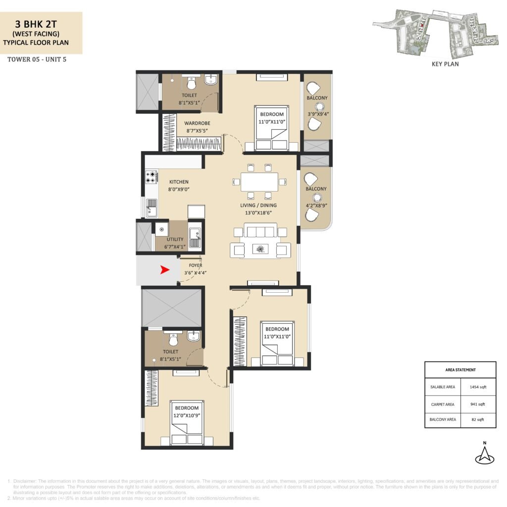 2.5bhk abhee urban glenn